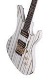 Schecter / Synyster Standard Gloss White w/Gold Stripes