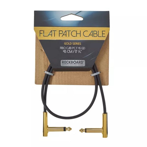 RockBoard / Flat Patch Cable , 45 cm / 17 23/32" Gold Series