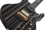 Schecter / Synyster Custom-S (BLK w/ Gold Stripes)