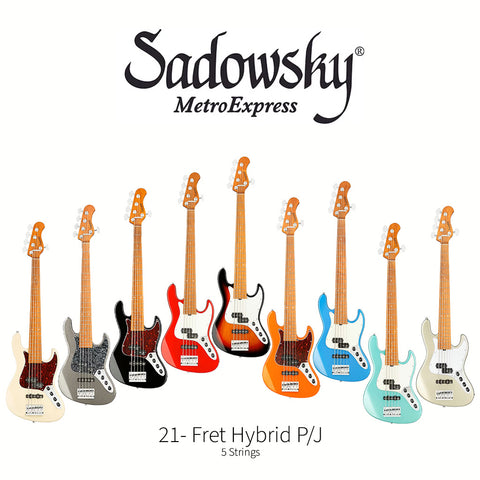 Sadowsky / MetroExpress 21-Fret Hybrid P/J Bass (5 Strings)