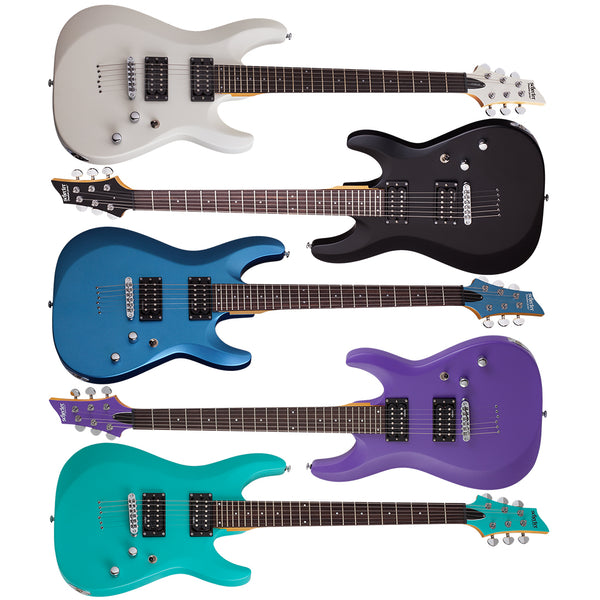 C-6 Deluxe Schecter C-6 デラックスサテンパープルエレキギター