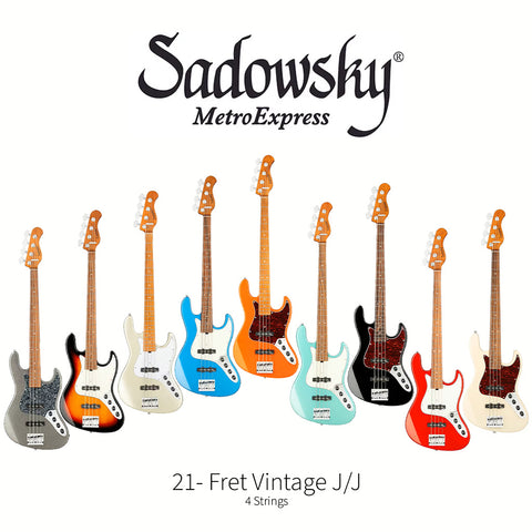 Sadowsky / MetroExpress 21-Fret Vintage J/J Bass (4 Strings)