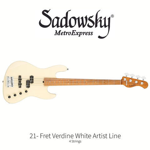 Sadowsky / MetroExpress 21-Fret Verdine White Artist Line