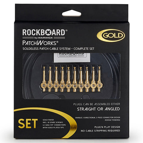 RockBoard /Solderless Patch Cable Gold