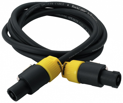 RockCable / RCL 30512 D8 Speaker Cable - lockable coaxial plug, 2-pin, 2 m