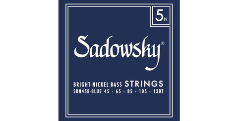 Sadowsky / Blue Label Bass String Set - Nickel - Taperwound-5 String - 045 - 130