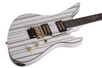 Schecter / Synyster Standard Gloss White w/Gold Stripes